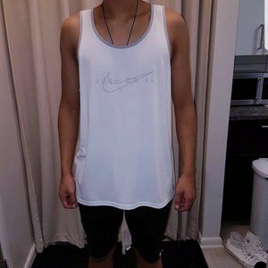 Nike swim Dri-fit swoosh tank top, jersey, running, basketball, summer